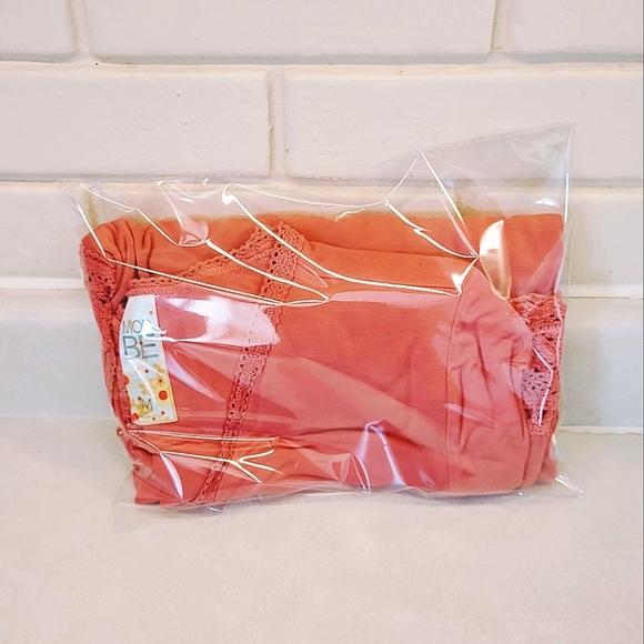 MOD BE EMBROIDERED CORAL COLOR BOHO CARDIGAN WOMEN'S SIZE M - Picture 6 of 6